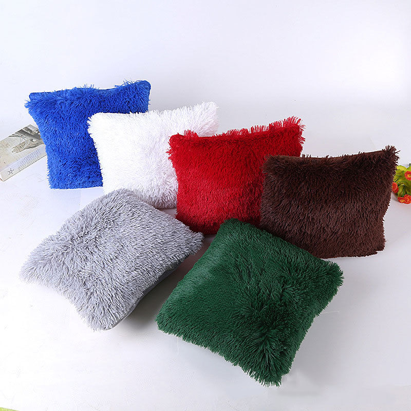 45x45cmSoftPlushSquarePillowCaseSofaWaistThrowCushionCoverHomeDecoration-1273613-1