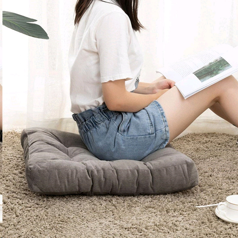 55x55cmSquareCottonPurityColorSoftPillowSofaChairsSeatCushionSeatDiningChairPadsCushionforHomeDecor-1788708-7