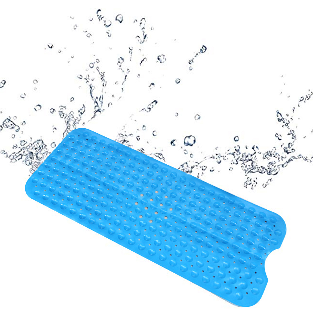 BathtubMatsNon-SlipMildewResistantAnti-BacterialExtraLongPebbledBathroomShowerFloorMat-1382766-2