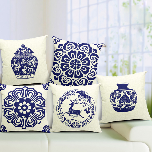 ChinoiseriePillowCaseBlueAndWhitePorcelainPillowcase-951099-1