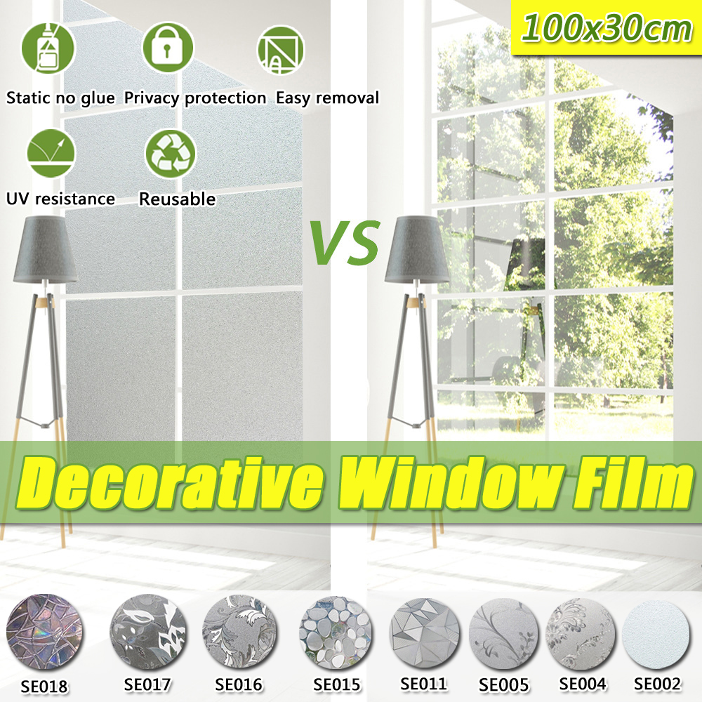 DecorativeWindowFilmSelfAdhesiveVinylStaticClingPrivacyHomeBathroom-1719667-1