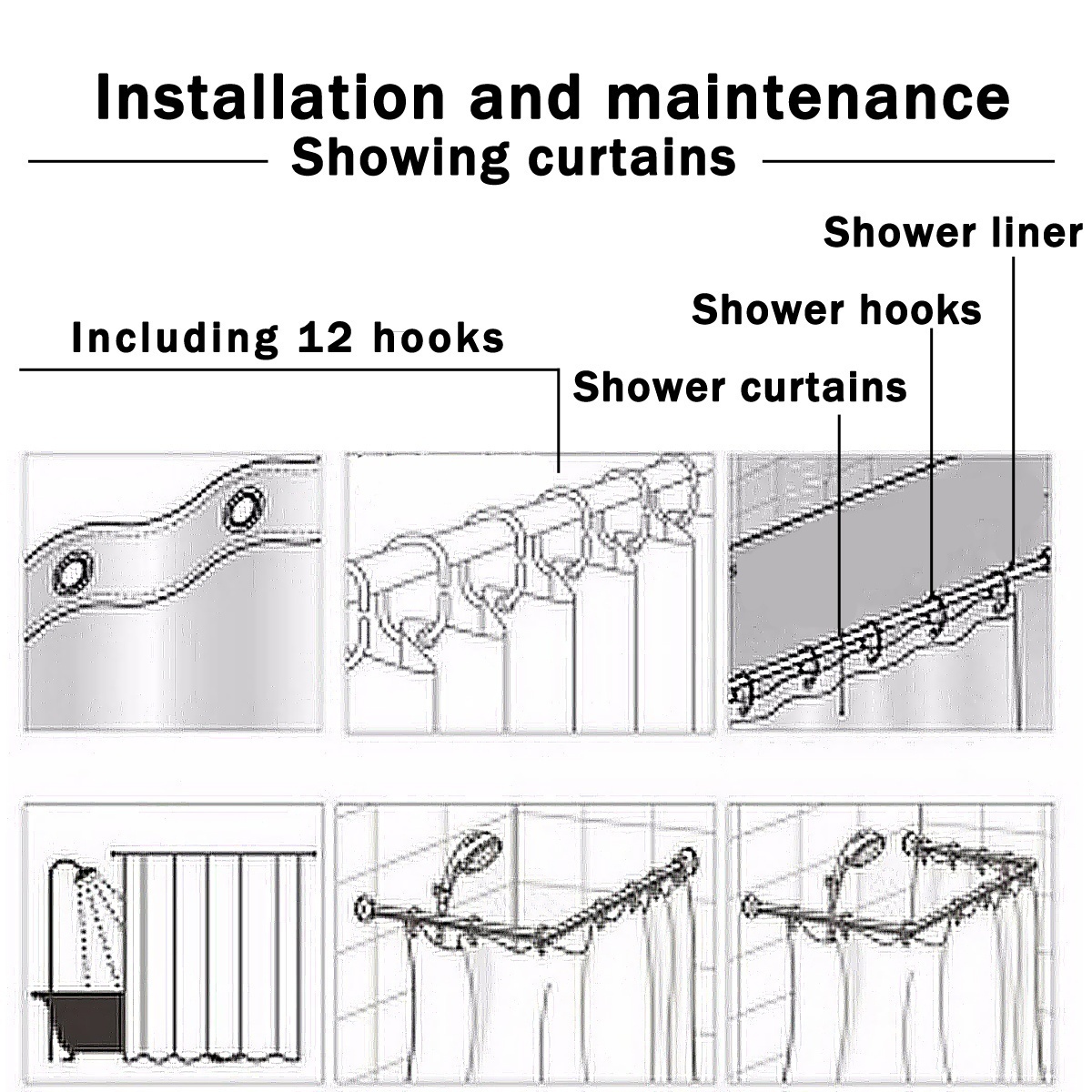 ElephantBathroomSetMouldproofShowerCurtainNon-SlipRugToiletSeatCoverBathMatCarpetsBathroomDecor-1421520-6