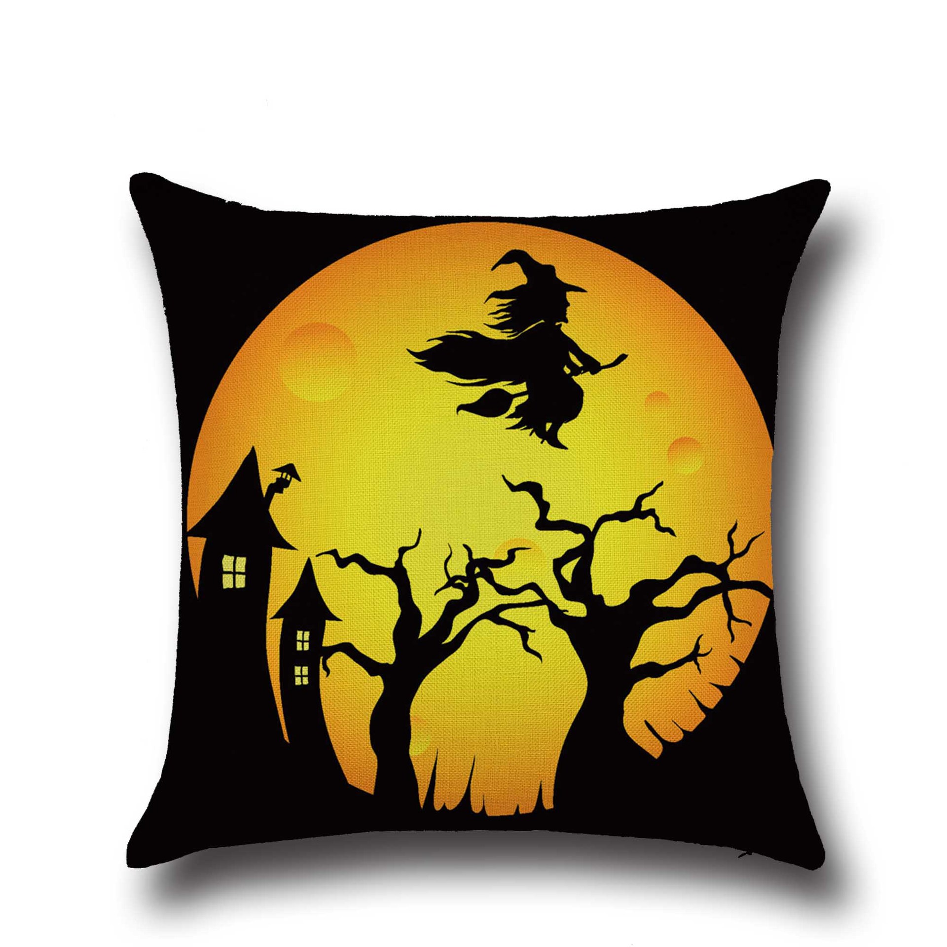 HalloweenBatOwlPatternPillowcaseCottonLinenThrowPillowCushionCoverSeatHomeDecoration-1202178-6