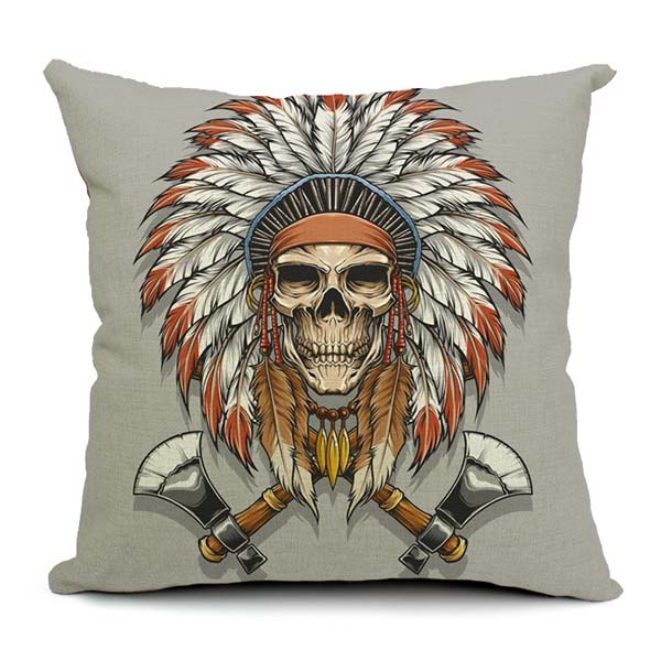 HalloweenGothicCottonLinenPillowCaseHomeOfficeCarCushionPillowcase-948841-10