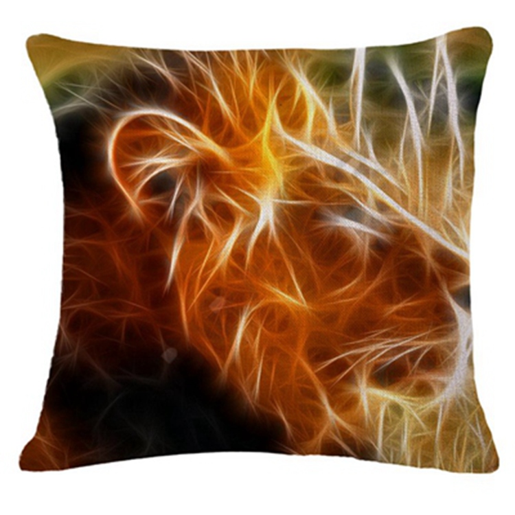 Honana45x45cmHomeDecoration3DAnimalFluorescence6OptionalPatternsCottonLinenPillowCase-1290900-2