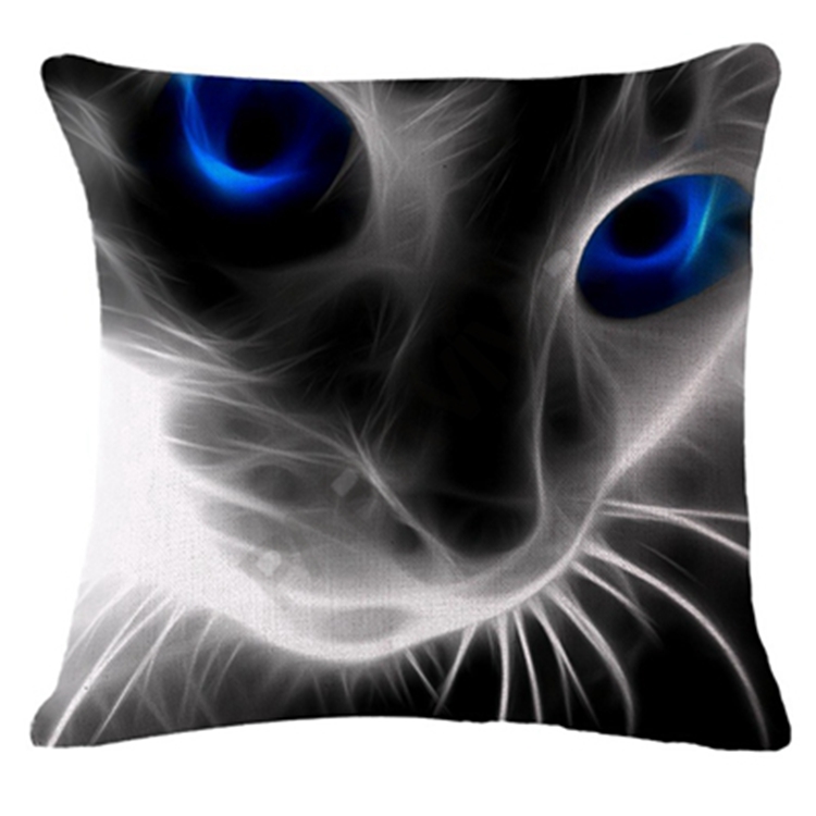 Honana45x45cmHomeDecoration3DAnimalFluorescence6OptionalPatternsCottonLinenPillowCase-1290900-3