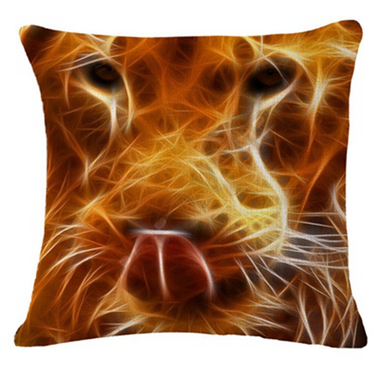 Honana45x45cmHomeDecoration3DAnimalFluorescence6OptionalPatternsCottonLinenPillowCase-1290900-5