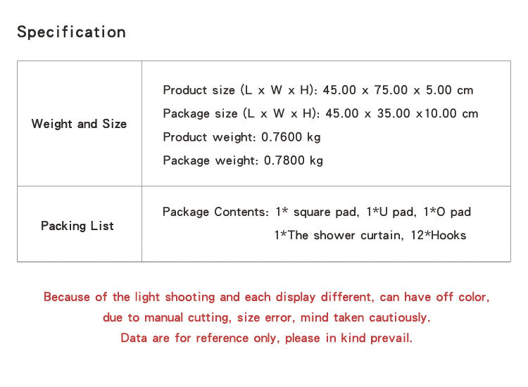 Honana4PCSBathroomWaterproofShowerCurtainBathMatToiletSeatCoversPedestalRugBathroomDecor-1625910-9