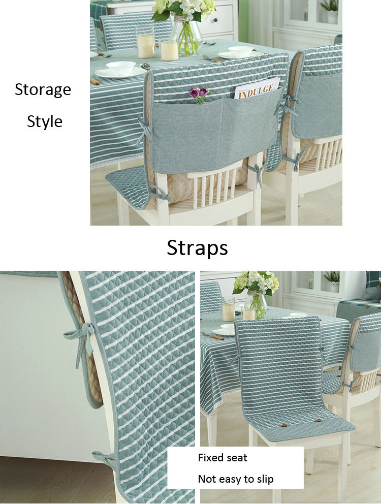 HonanaBX100CottonWashedBreathableDiningBackChairCoversSoftAnti-skidStorageStyleFixed-1327815-6