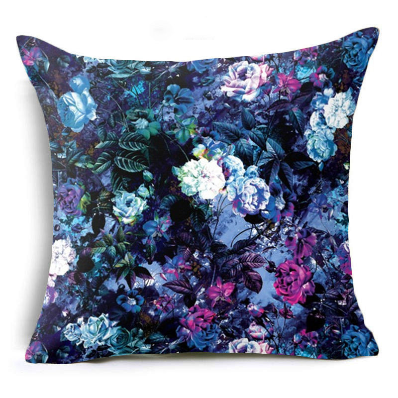 HonanaBX45x45cmHomeDecorationColorfulFlowersPlants6OptionalPatternsPillowCase-1340324-5