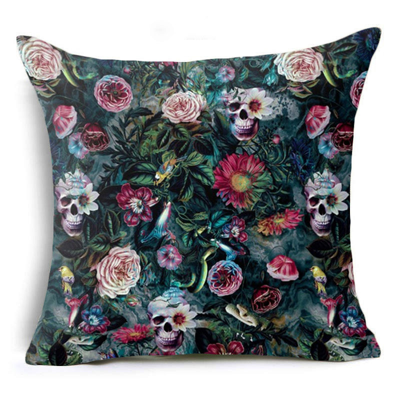 HonanaBX45x45cmHomeDecorationColorfulFlowersPlants6OptionalPatternsPillowCase-1340324-6