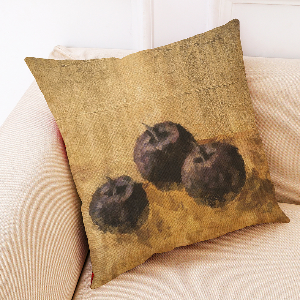 HonanaBXFruitOilPaintingLuxuryCushionCoverGraffiStyleThrowPillowCasePillowCovers-1385294-3