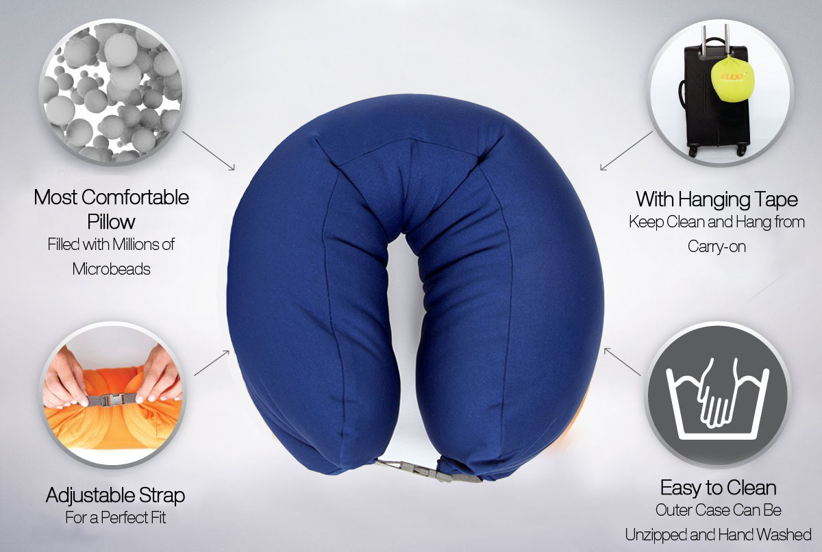 HonanaWX-C5U-ShapeTravelPillowwithCapforAirplaneComfortablePillowsforSleepHomeTextile-1223994-2