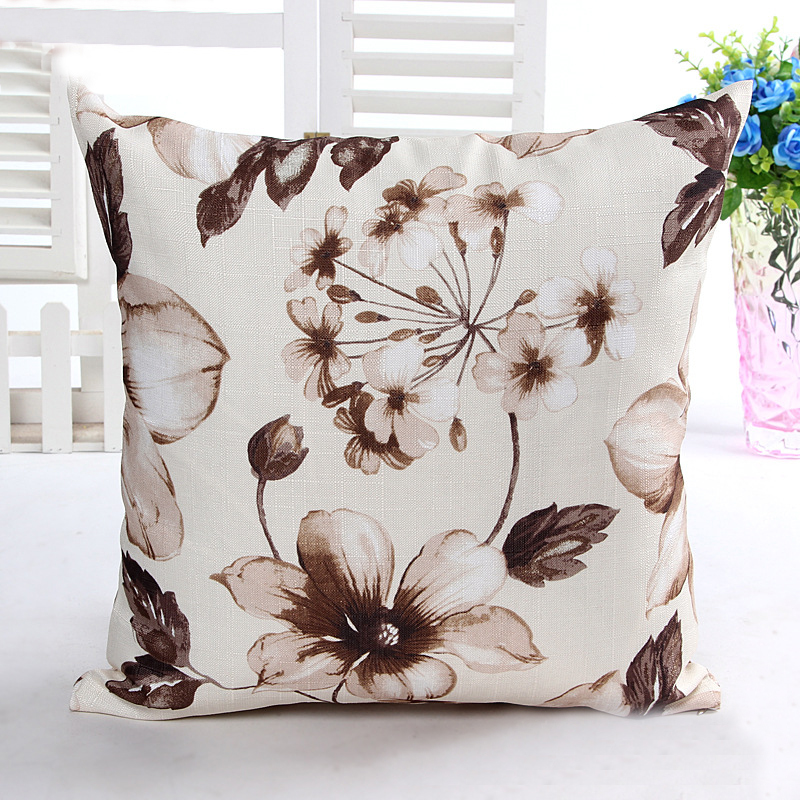 HonanaWX-D645x45cmVintageLeavesFlowerBambooLinenThrowPillowCaseWaistCushionCover-1161672-6