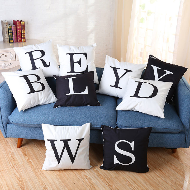 HonanaWX-K33CreativeLEDLightsLetterPillowcasePlushSoftPillowCushionCoverChristmasHomeDecor-1211493-2