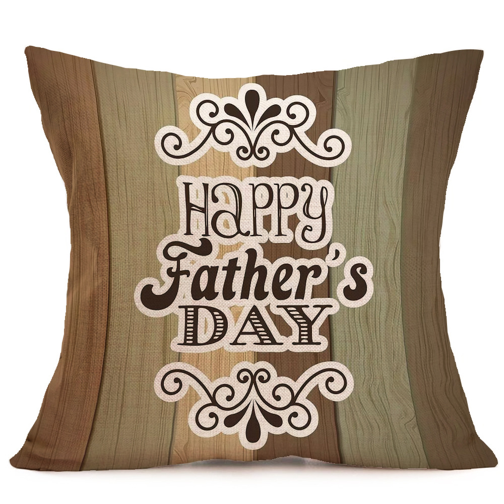 HonanaWX-P443x43cmFathersDayGiftFlowerCottonLinenPillowCaseCushionCoverHomeCarDecor-1150873-5