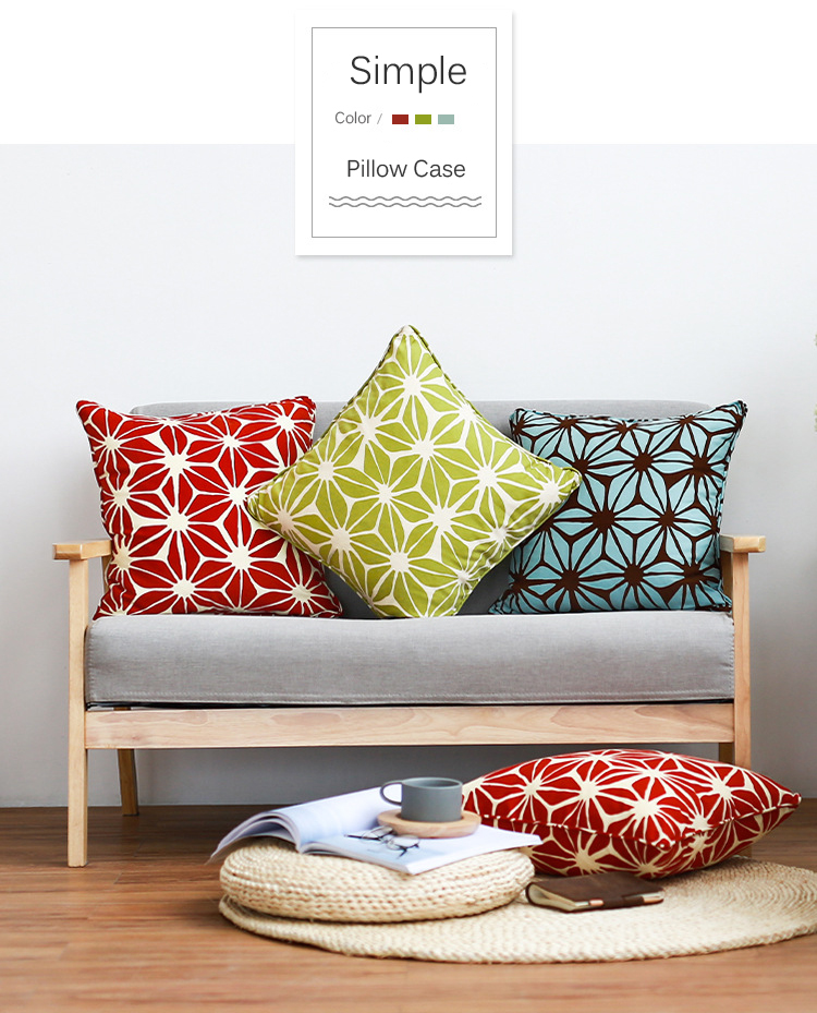 HonanaWX-XY345cmx45cmCreativeSoftSofaPillowcaseCarSeatPillowCushionCoverStudentOffice-1221294-1