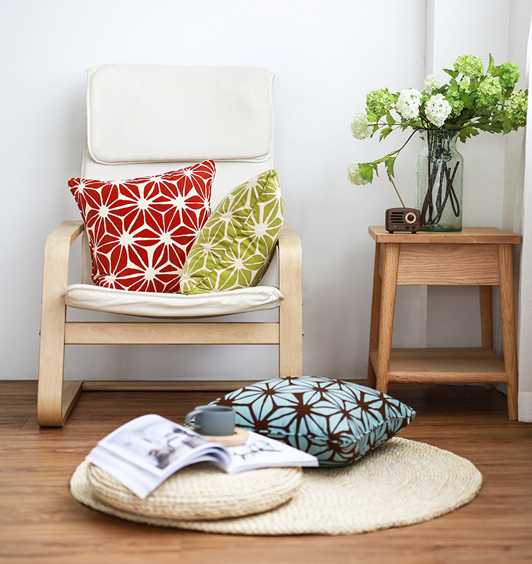 HonanaWX-XY345cmx45cmCreativeSoftSofaPillowcaseCarSeatPillowCushionCoverStudentOffice-1221294-6