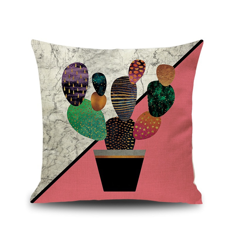 INSNordicPineappleCactusGeometricStyleLinenCushionCoverHomeSofaArtDecorSeatPillowCase-1520305-3