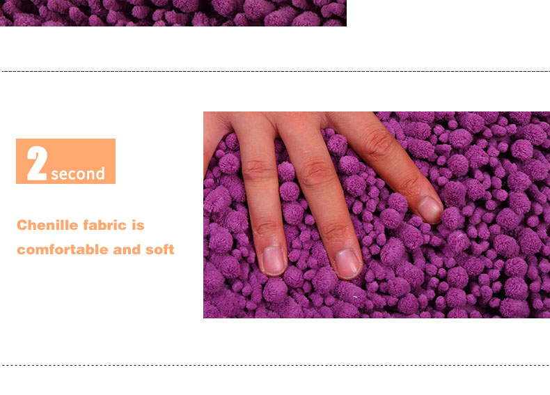 KC-33240x60cmChenilleMixedHairSoftMatMachineWashableBathroomAntiSlipAbsorbent-1203256-9