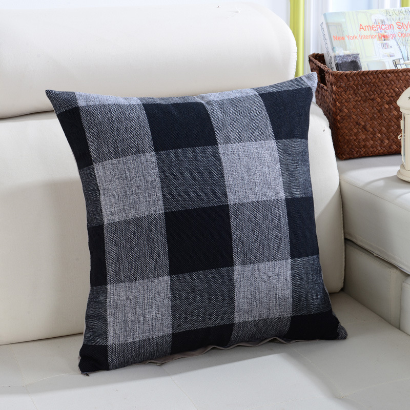 KC-W08SimplePlaidandStripedCushionCoversThrowPillowCaseforSofaBedOfficeCarCafe-1232876-11