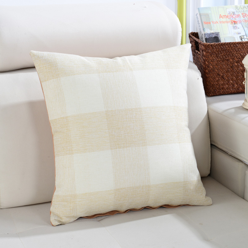 KC-W08SimplePlaidandStripedCushionCoversThrowPillowCaseforSofaBedOfficeCarCafe-1232876-4