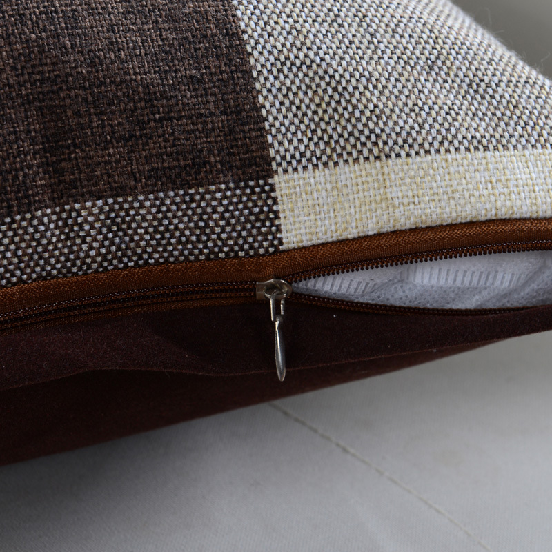 KC-W08SimplePlaidandStripedCushionCoversThrowPillowCaseforSofaBedOfficeCarCafe-1232876-8