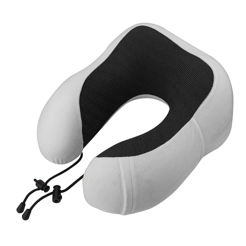 MemoryFoamTravelPillowU-ShapedLightweightNeckSupportwithUniqueCircularDesignIdealforLongFlightsandSi-2012854-11