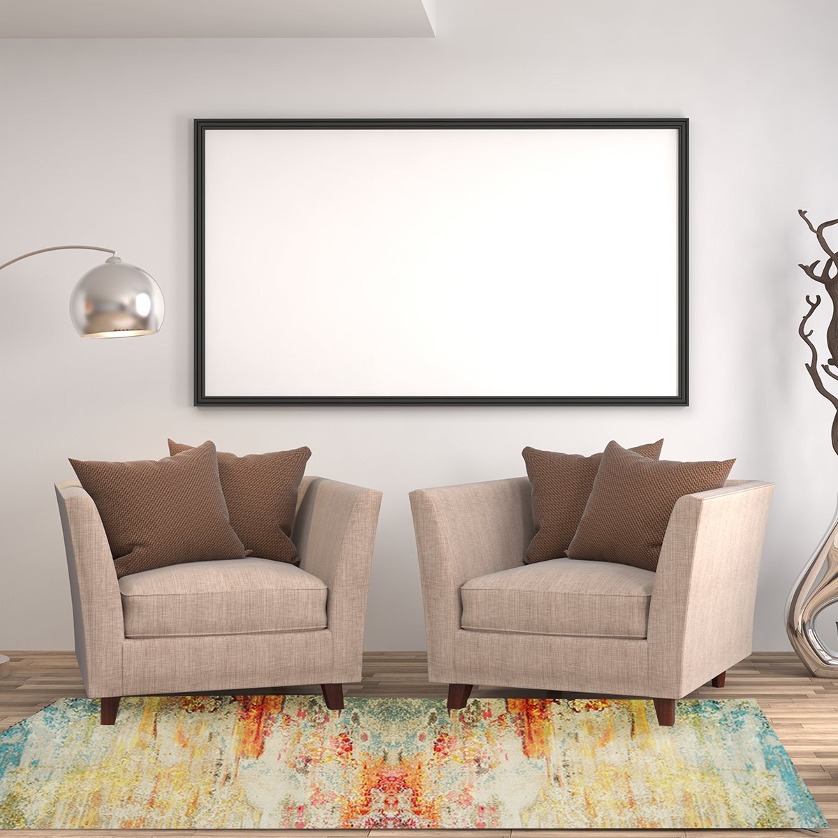 NonSlipAreaRugsTie-DyedHallwayRunnerCarpetLivingRoomBedroomFloorMat-1819457-3