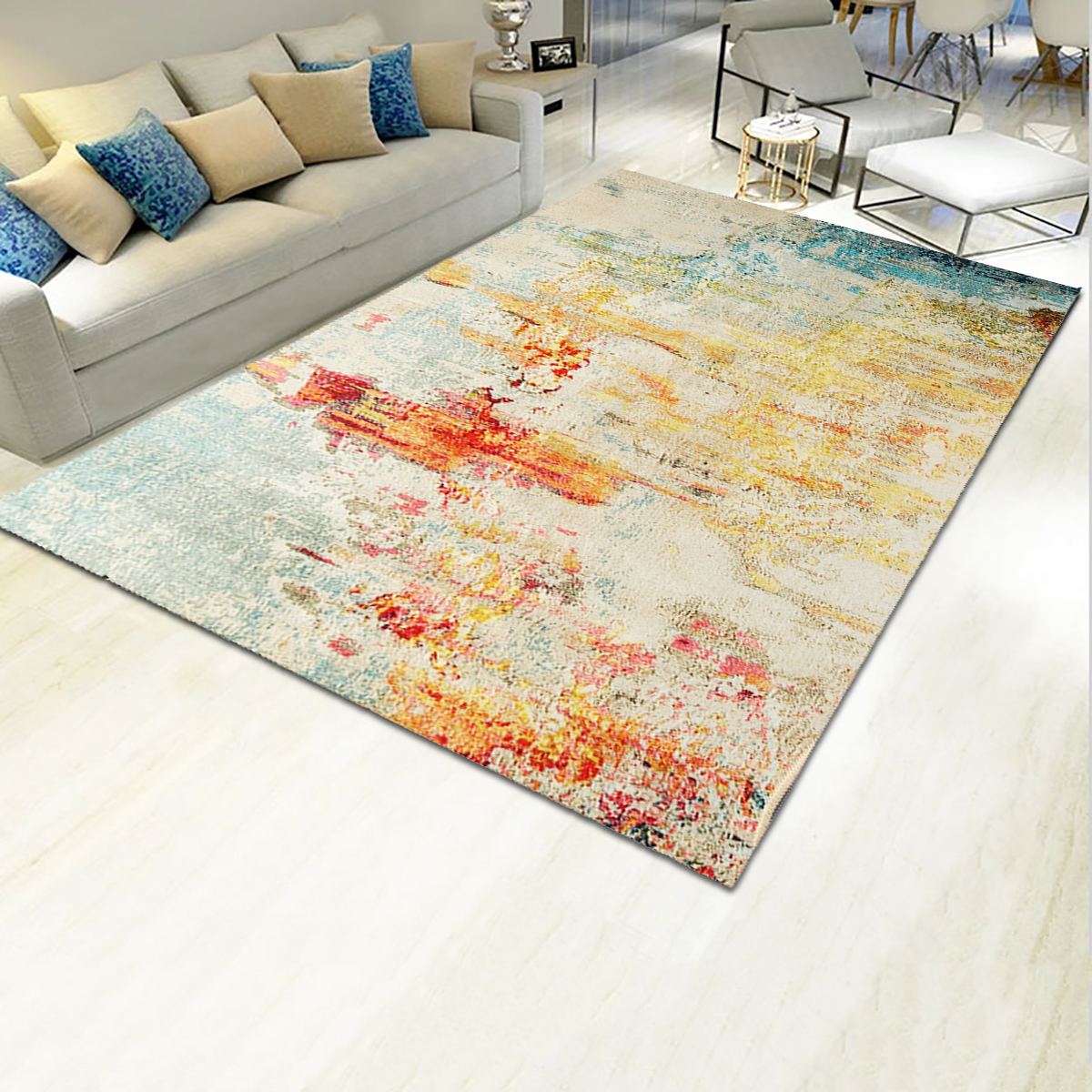 NonSlipAreaRugsTie-DyedHallwayRunnerCarpetLivingRoomBedroomFloorMat-1819457-4