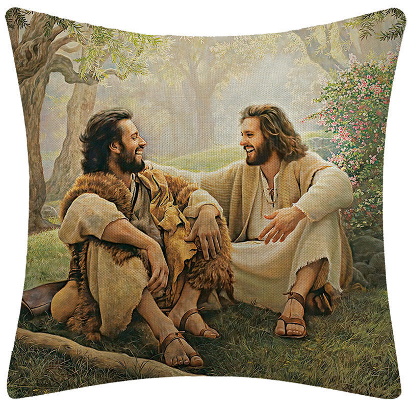 OilPaintingPillowCaseChristianJesusPillowCaseCushionCover-1721230-6