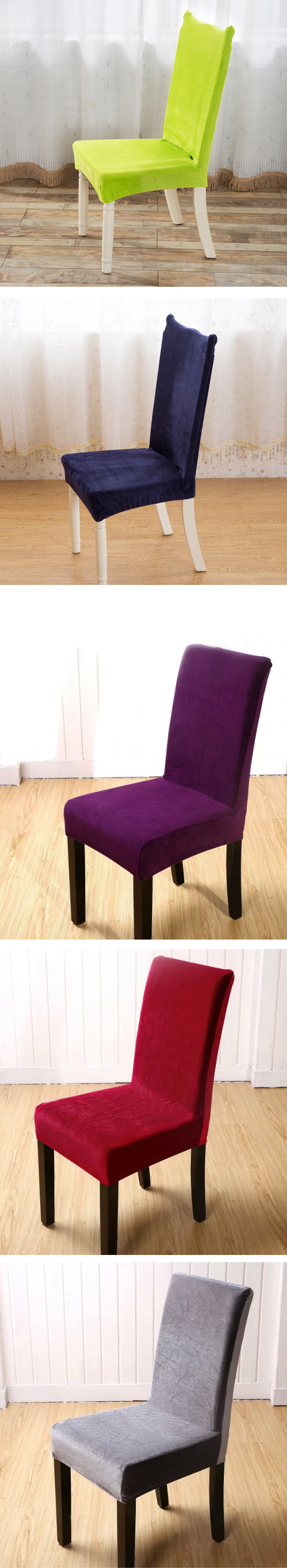 PlushThickenAntifoulingElasticStretchSpandexChairSeatCoverPartyDiningRoomWeddingDecor-1088204-2