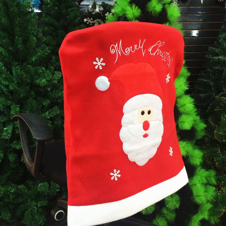 SantaClausChristmasChairCoverEventPartyChristmasSnowmanDinnerChairsCoverHomeDecor-1213862-3