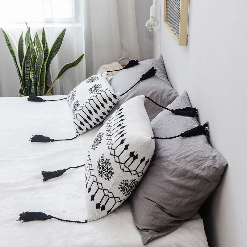 SoftBlanketTasselSnowflakeGeometryCottonKnittedBlanketForBedsSofa-1728443-6