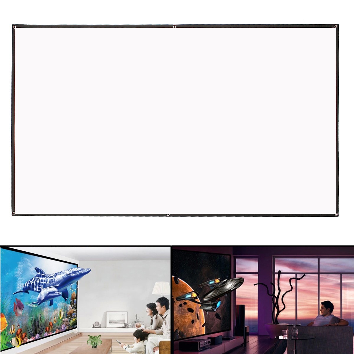 LEORY100Inch169WhitePortableFoldFabricProjectionScreenforHomeHDProjector-1676577-2