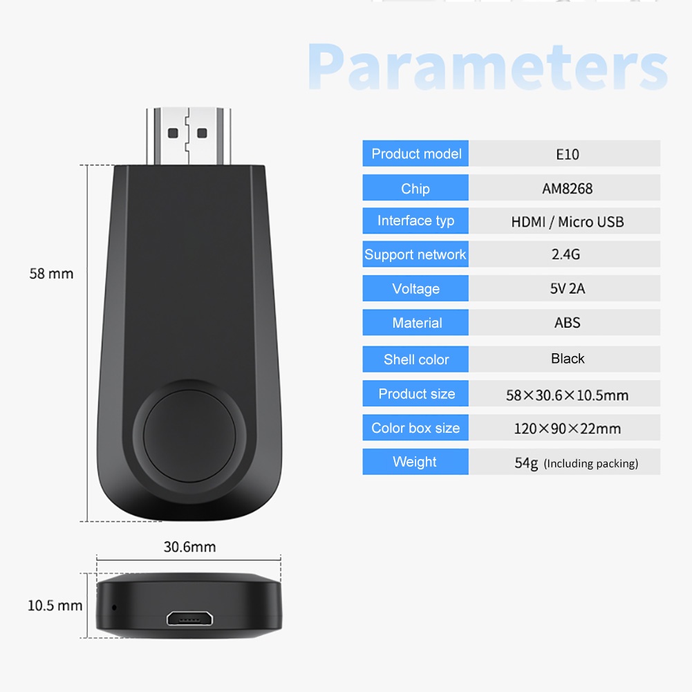 WirelessDisplayDongleAdapter1080PWirelessHDMIAdapterReceiverAudioAdapterHomeAudioAndVideoEquipmentEx-1975448-9