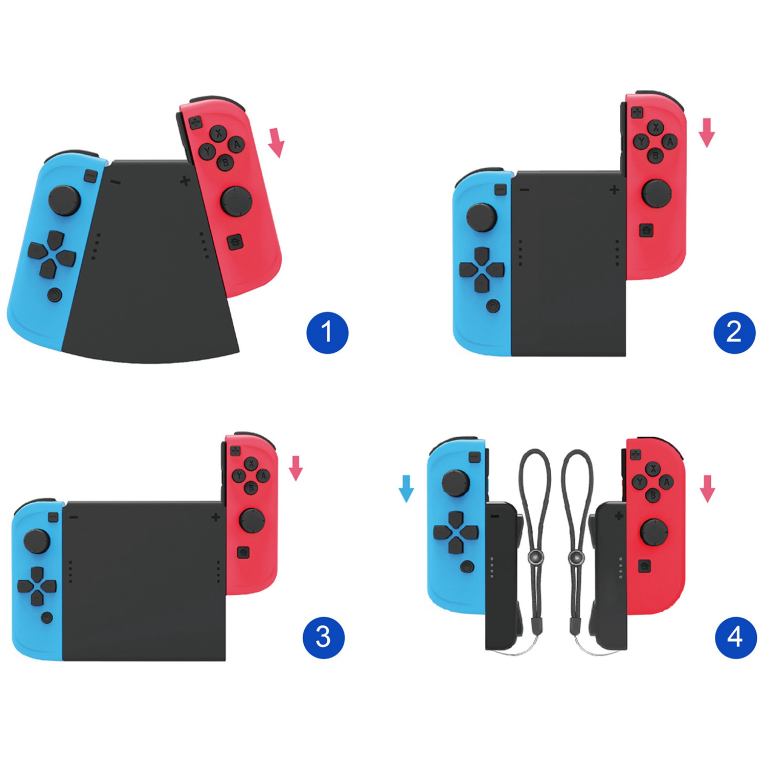 5In1ConnectorPackforNintendoSwitchJoy-ConGamepadGameControllerHandGripCaseHandleHolderCover-1540515-9