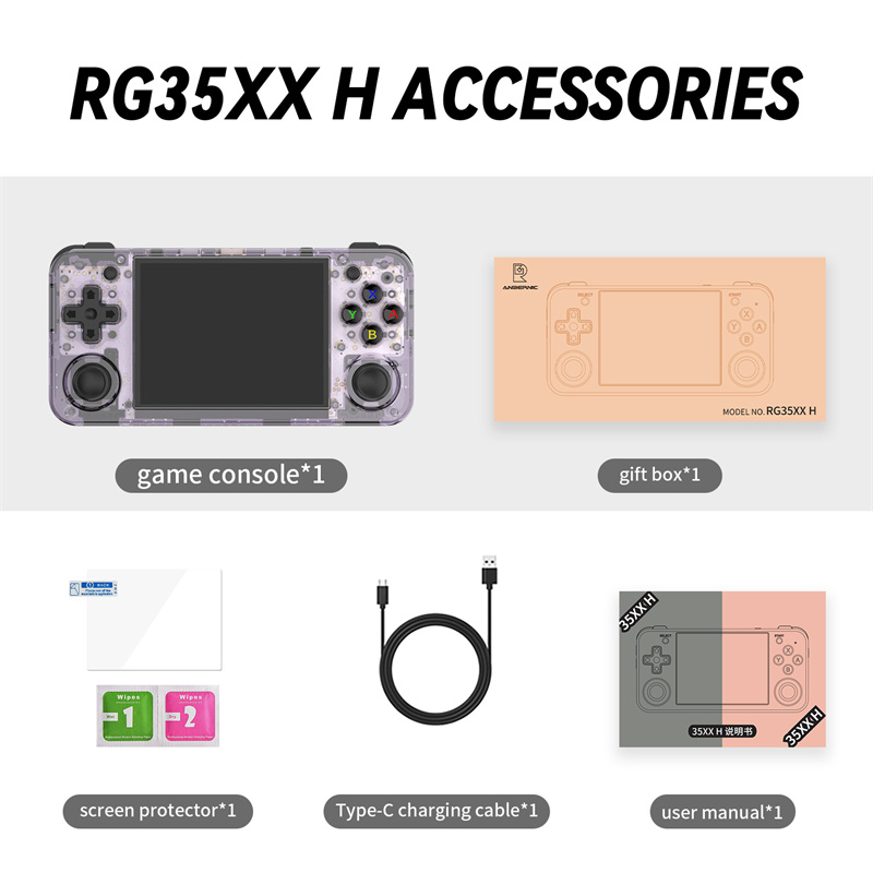 ANBERNICRG35XXH64128GHandheldGameConsole35InchScreenGameConsole10000GamesOpenSource3300mAHBatteryRec-2014310-6