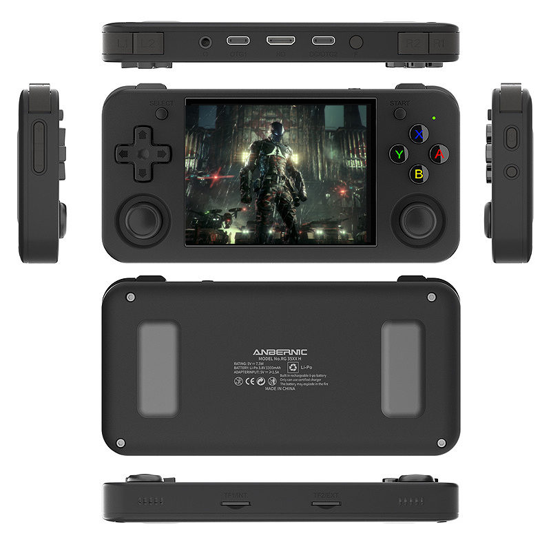 ANBERNICRG35XXH64128GHandheldGameConsole35InchScreenGameConsole10000GamesOpenSource3300mAHBatteryRec-2014310-9