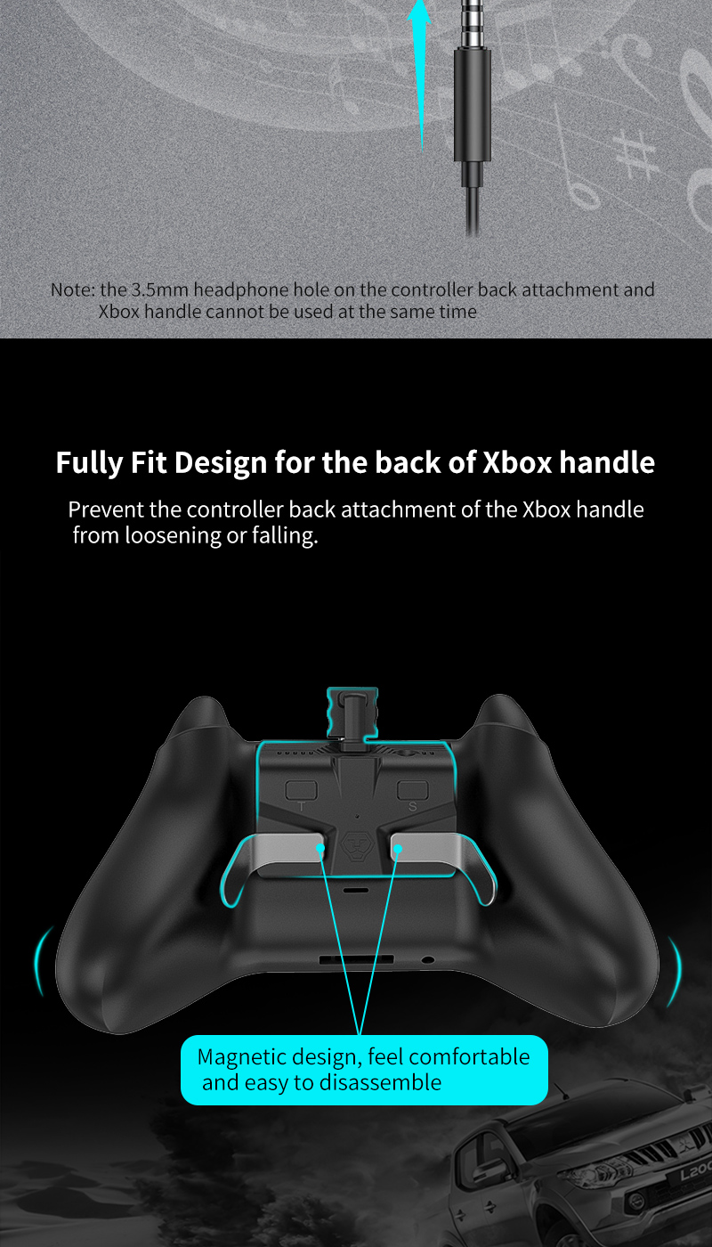 AolionExtensionKeysControllerBackButtonAttachmentwith35MMHeadphoneJackforXboxSeriesSXforXboxOneOrigi-1917498-7