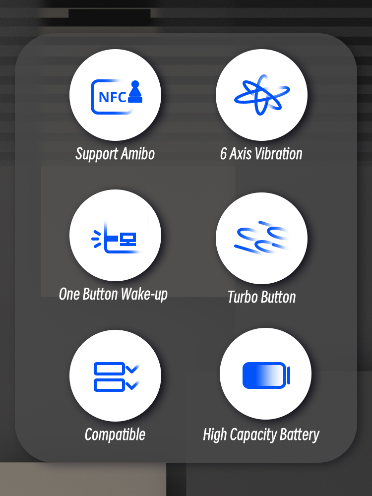 DATAFROGBluetoothWirelessGameControllerforNintendoSwitchProLiteOLEDNFC6-AxisSomatosensoryVibrationTu-1988534-2