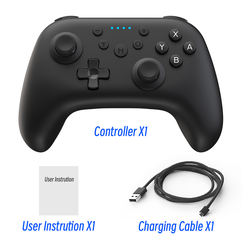 DATAFROGBluetoothWirelessGameControllerforNintendoSwitchProLiteOLEDNFC6-AxisSomatosensoryVibrationTu-1988534-11