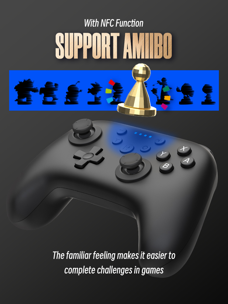 DATAFROGBluetoothWirelessGameControllerforNintendoSwitchProLiteOLEDNFC6-AxisSomatosensoryVibrationTu-1988534-3