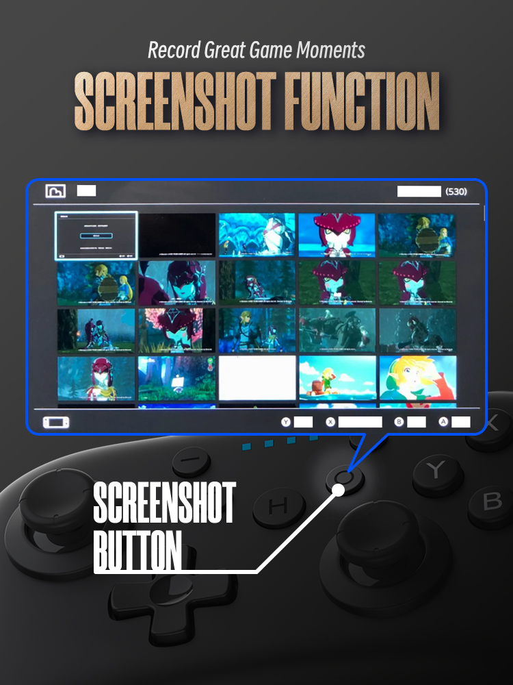 DATAFROGBluetoothWirelessGameControllerforNintendoSwitchProLiteOLEDNFC6-AxisSomatosensoryVibrationTu-1988534-7