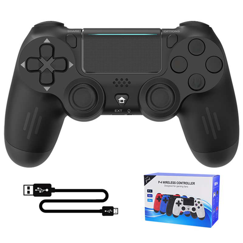 DATAFROGUSBWiredGameControllerforPS4ProSlimGameConsoleSixaxisSomatosensoryDualVibrationGamepadforPCJ-1988639-11