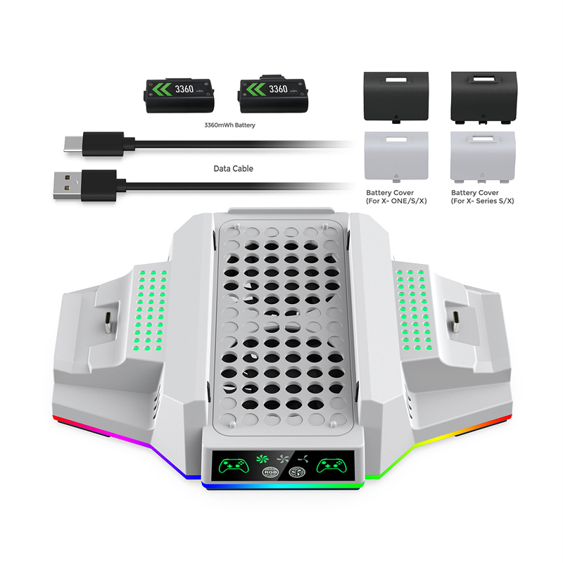 DOBETYX-3612forXboxSeriesSHostRGBVerticalCoolingFanStandwithDualControllerChargerBatteryPackCharging-2015150-12