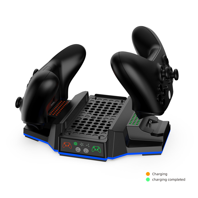 DOBETYX-3612forXboxSeriesSHostRGBVerticalCoolingFanStandwithDualControllerChargerBatteryPackCharging-2015150-15