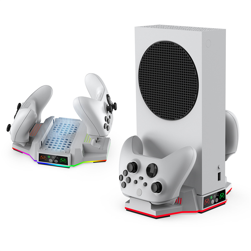 DOBETYX-3612forXboxSeriesSHostRGBVerticalCoolingFanStandwithDualControllerChargerBatteryPackCharging-2015150-3