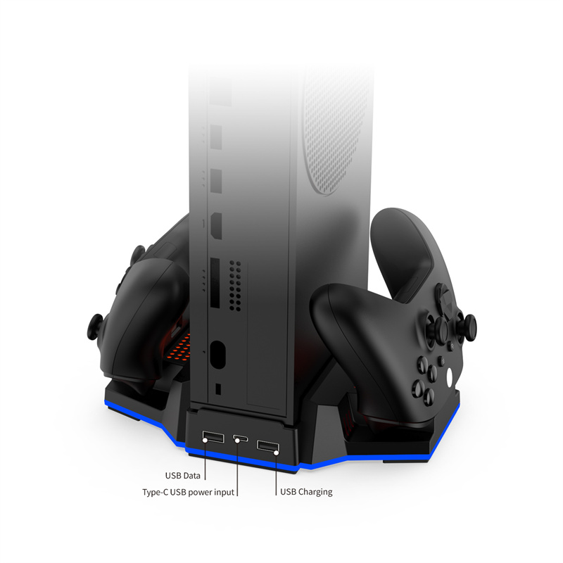 DOBETYX-3612forXboxSeriesSHostRGBVerticalCoolingFanStandwithDualControllerChargerBatteryPackCharging-2015150-8