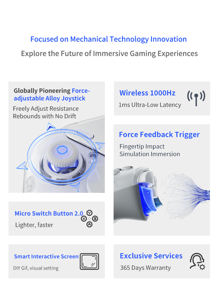 FlyDiGiAPEX4GamingControllerWirelessEliteForceFeedbackTriggerSupportPCSwitchMobileTVBoxGamepad2024Ne-2006912-2